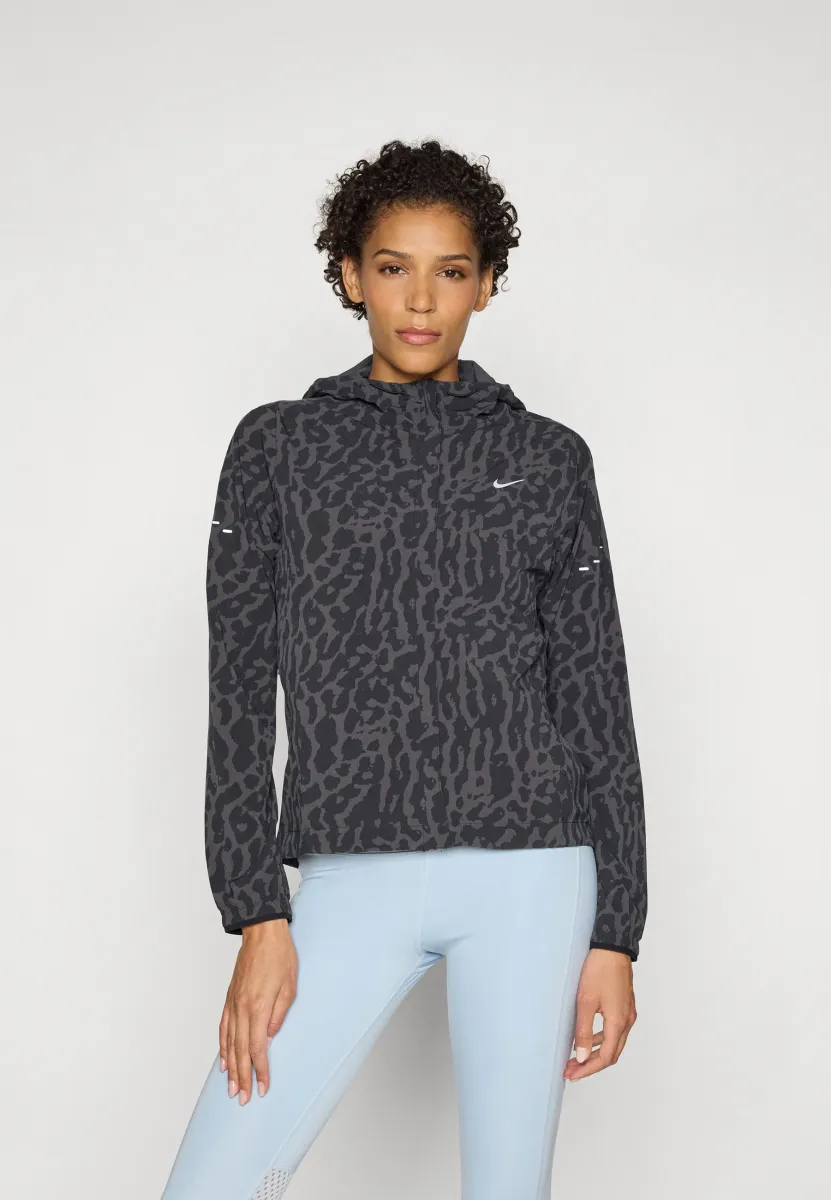 SWIFT - Laufjacke - black/anthracite/reflective silver