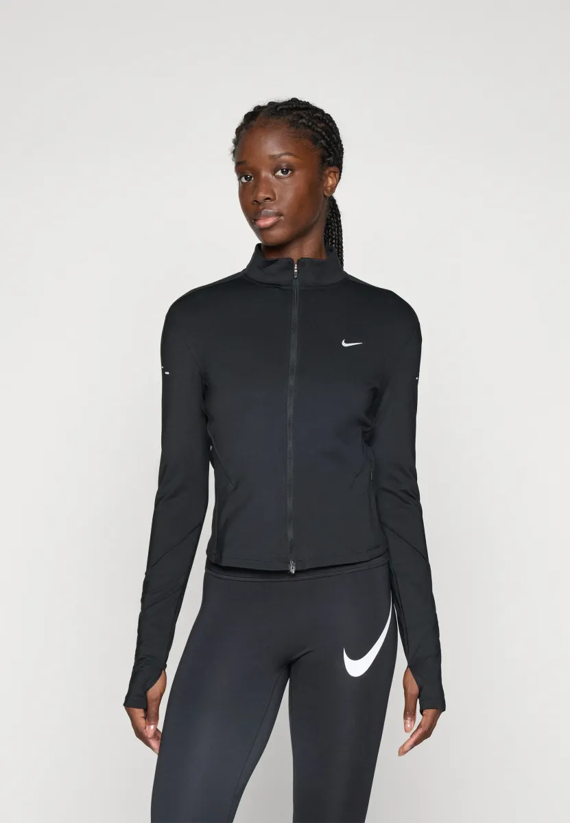 SWIFT - Laufjacke - black/reflective silver-coloured