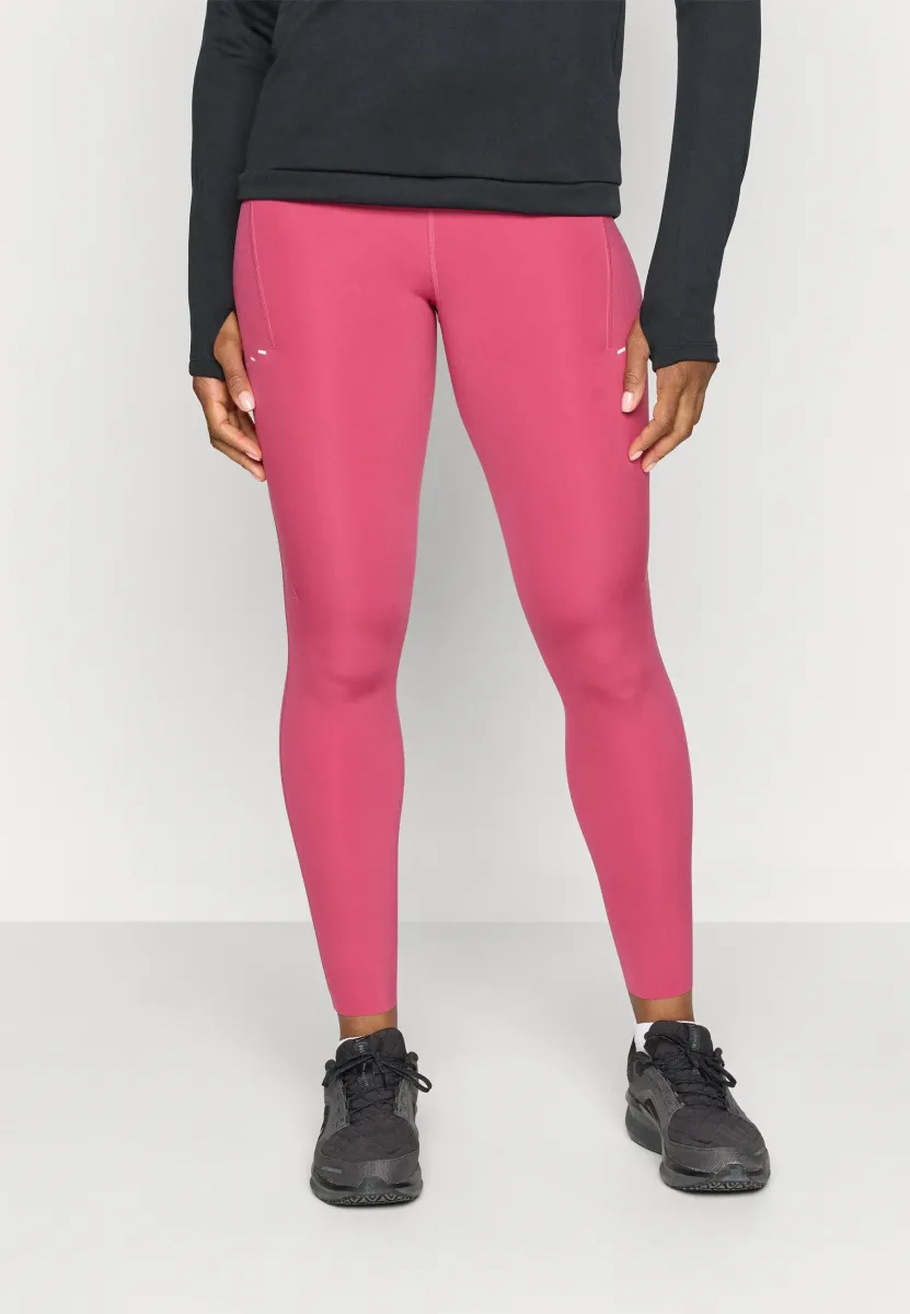 SWIFT - Lauftights - sweet beet/reflective silver-coloured