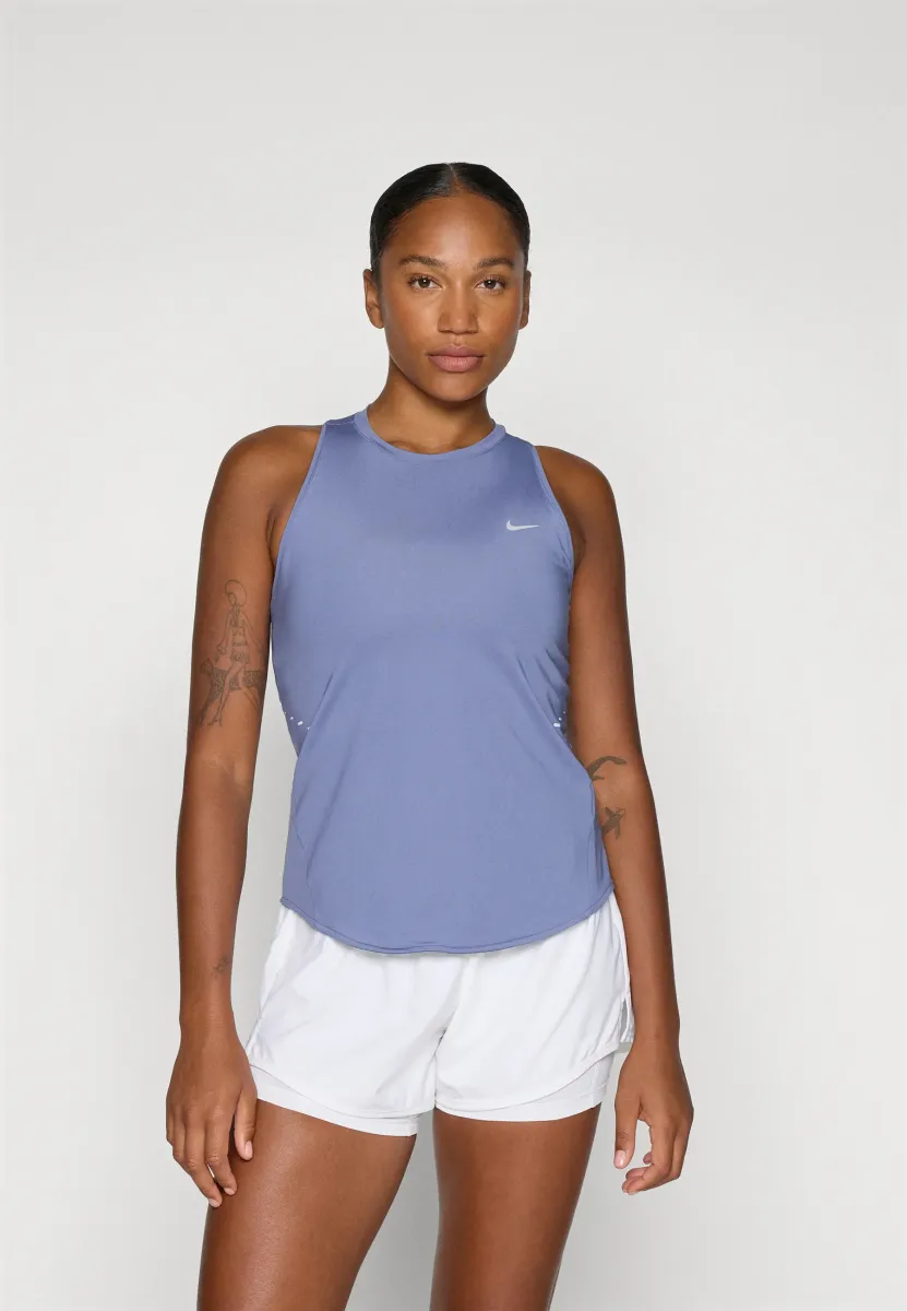 SWIFT TANK - Top - world indigo/reflective silver-coloured