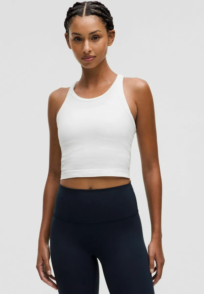 SWIFTLY TECH CROPPED RACERBACK TANK 2.0 - Top - white white