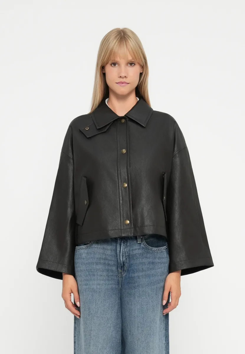 SWING - Kunstlederjacke - terra brown