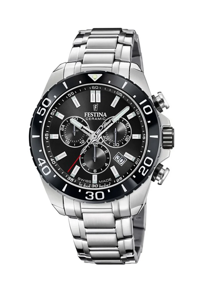 SWISS MADE - Chronograph - black