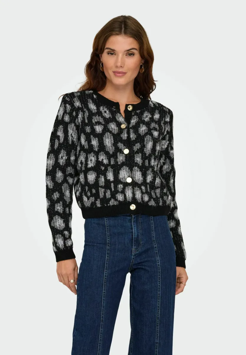 SYBILLE - Strickjacke - black