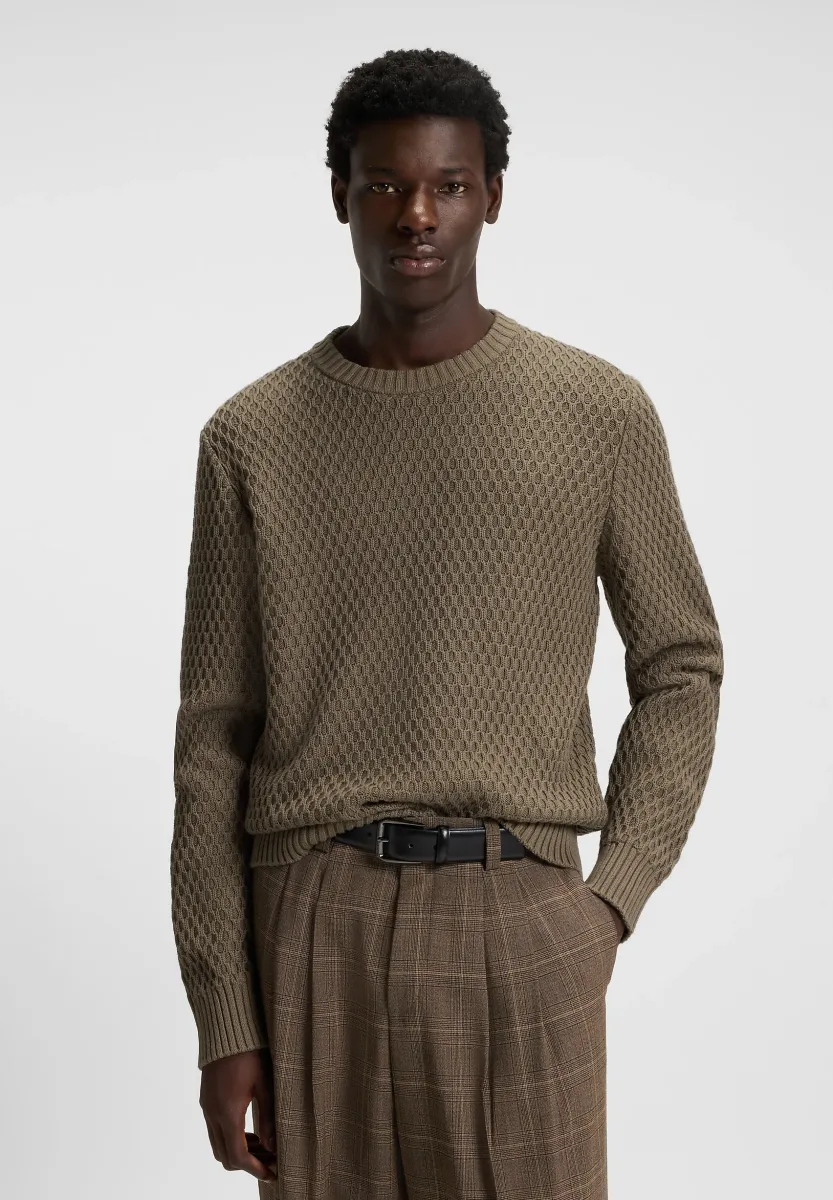 SYER - Strickpullover - medium grey
