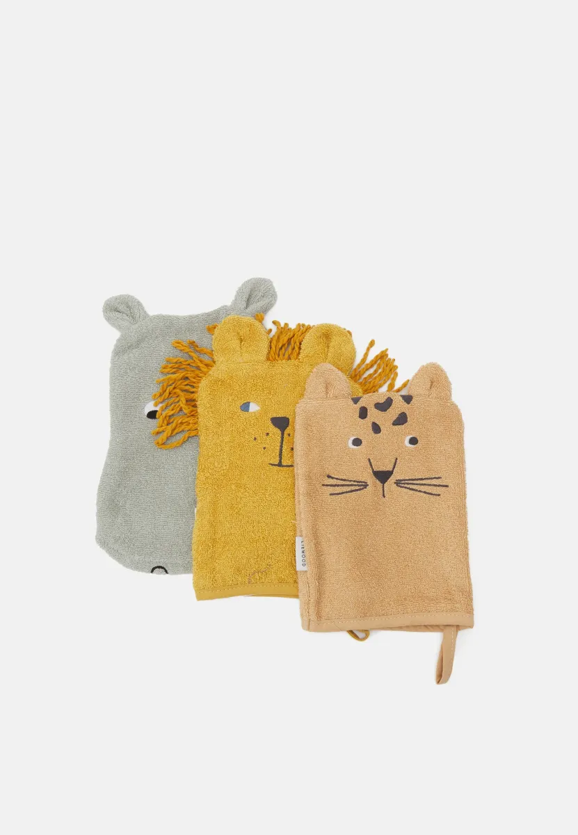 SYLVESTER WASHCLOTH UNISEX 3 PACK - Sonstige Accessoires - safari mix