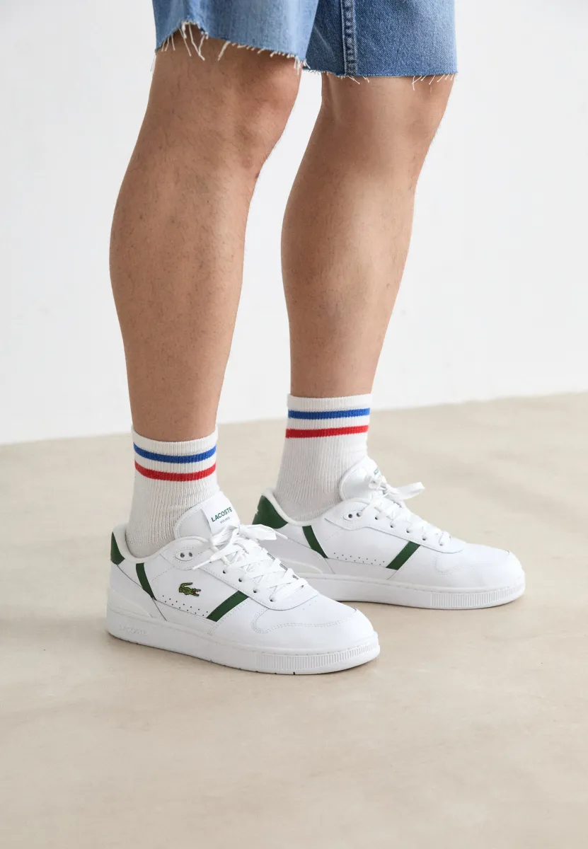 T CLIP SET 224 - Sneaker low - blanc/vert foncé