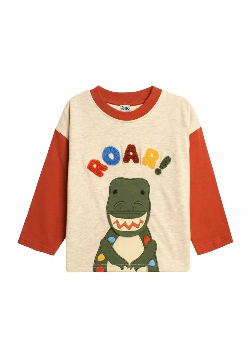 T-REX ROAR - REGULAR FIT - Langarmshirt - natural
