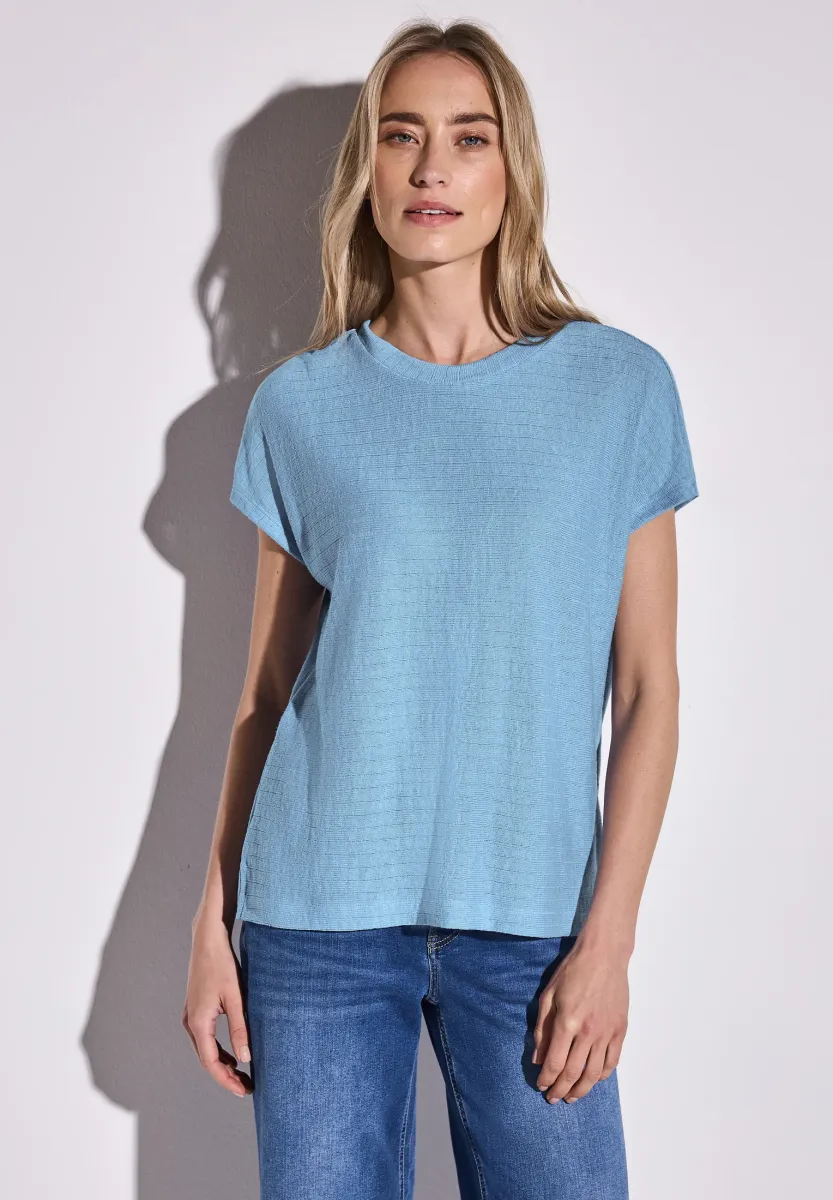 T-Shirt basic - blau