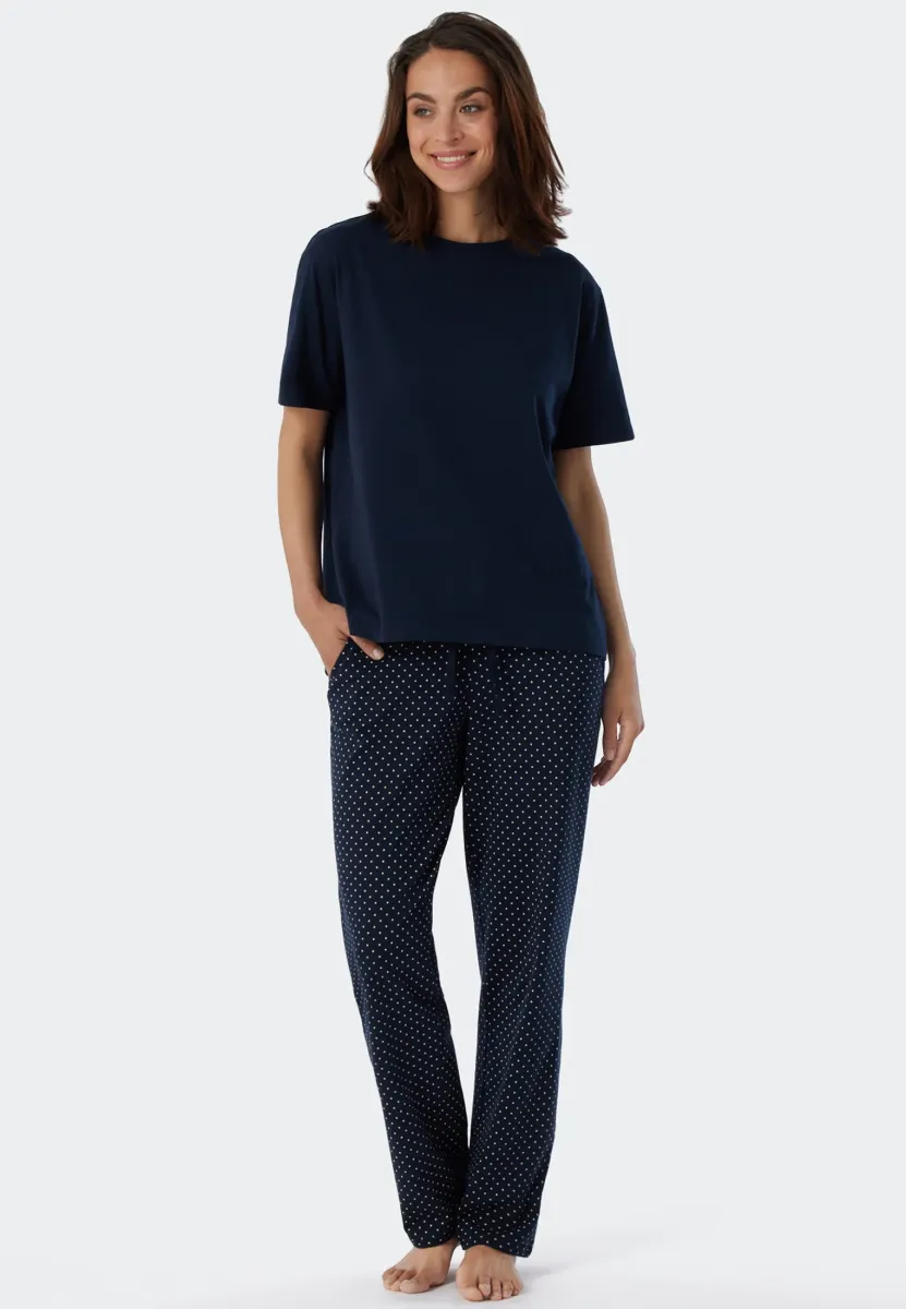 T-Shirt basic - dunkelblau