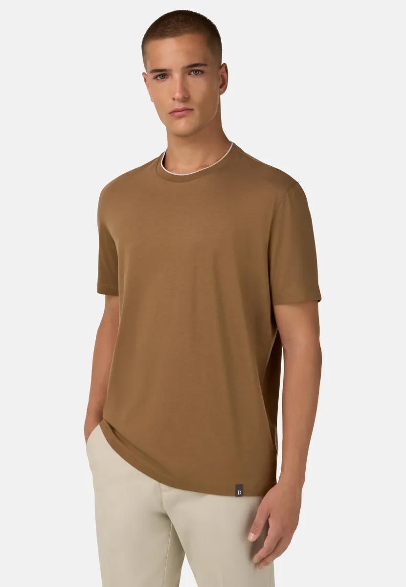T-Shirt basic - hazelnut