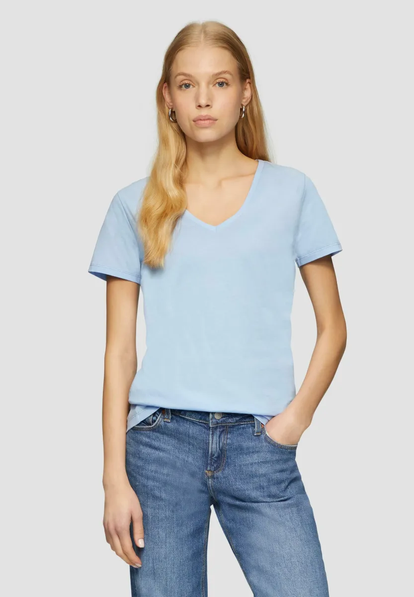T-Shirt basic - hellblau