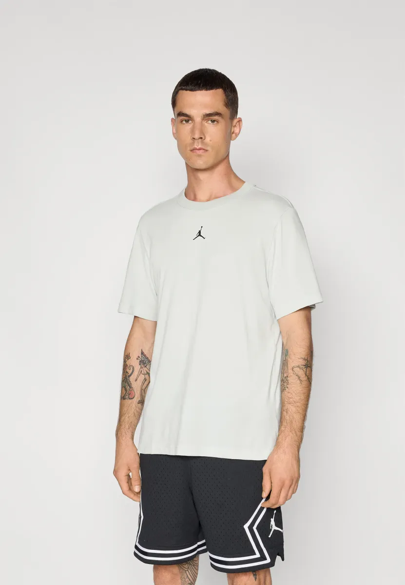 T-Shirt basic - light silver-coloured/black