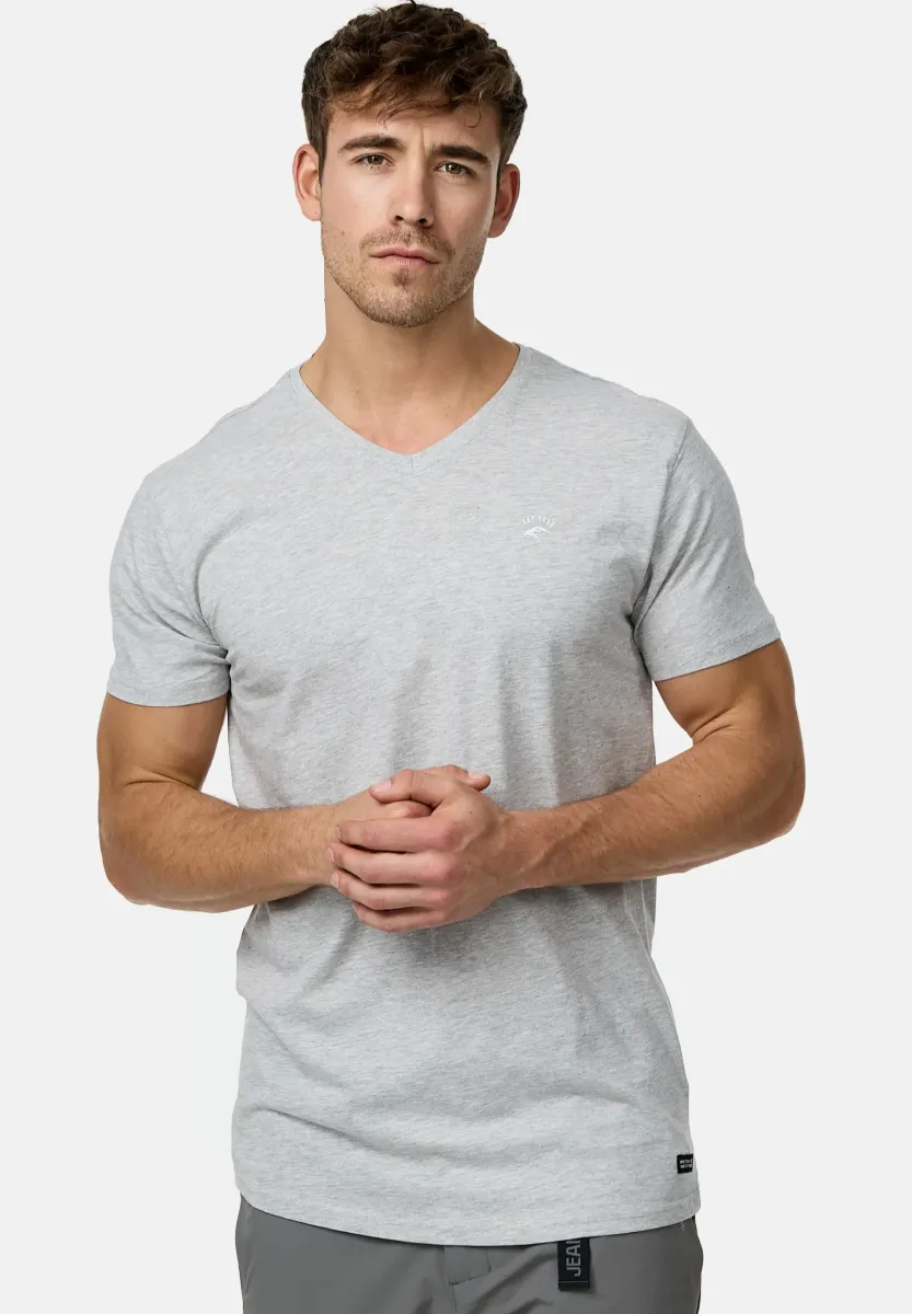 T-Shirt basic - lt grey mix