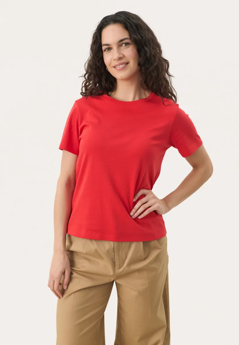 T-Shirt basic - mars red