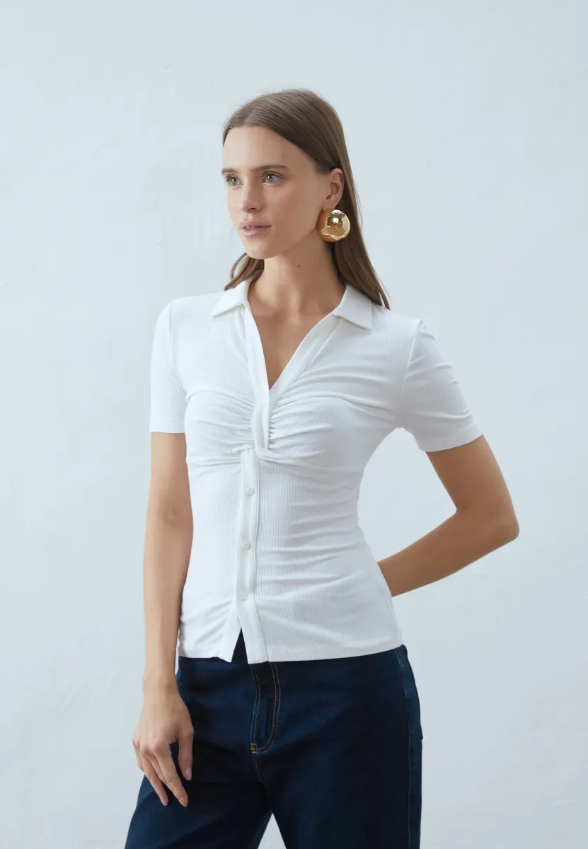 T-Shirt basic - off-white