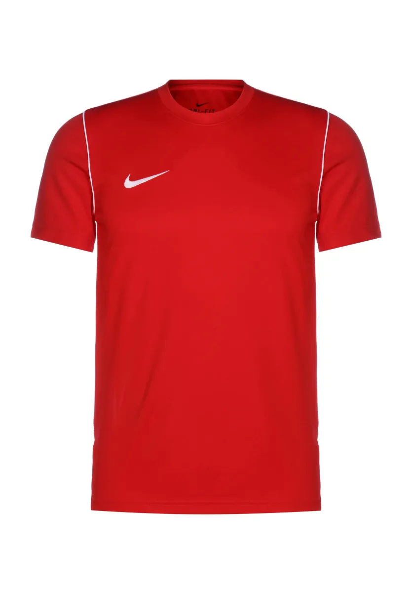 T-Shirt basic - university red  white