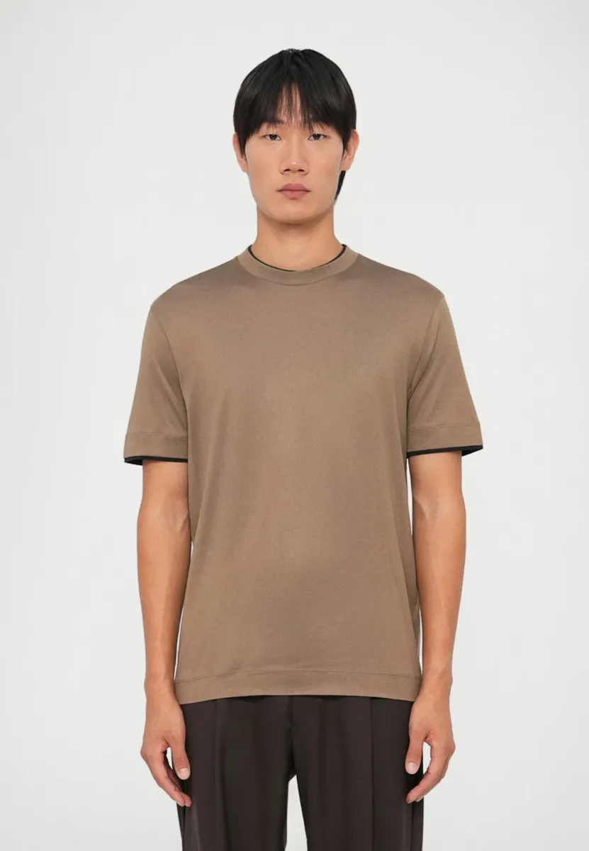 T-Shirt basic - walnut