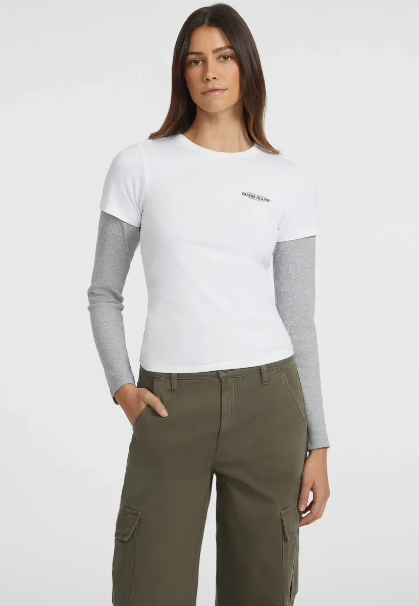 T-Shirt basic - weiß