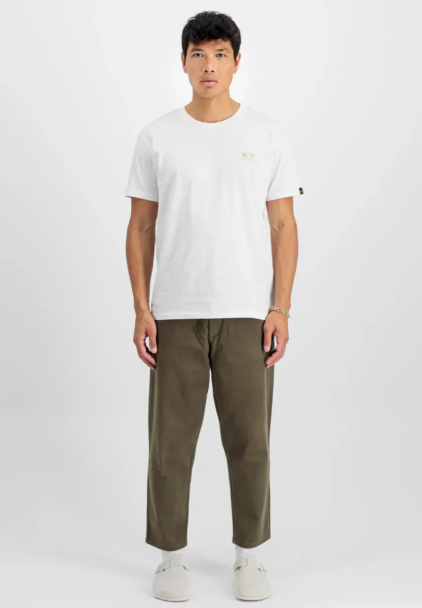 T-Shirt basic - white gold