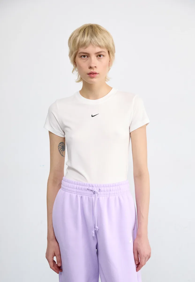 T-Shirt basic - white/black