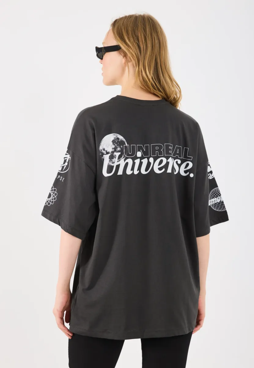T-Shirt print - anthracite