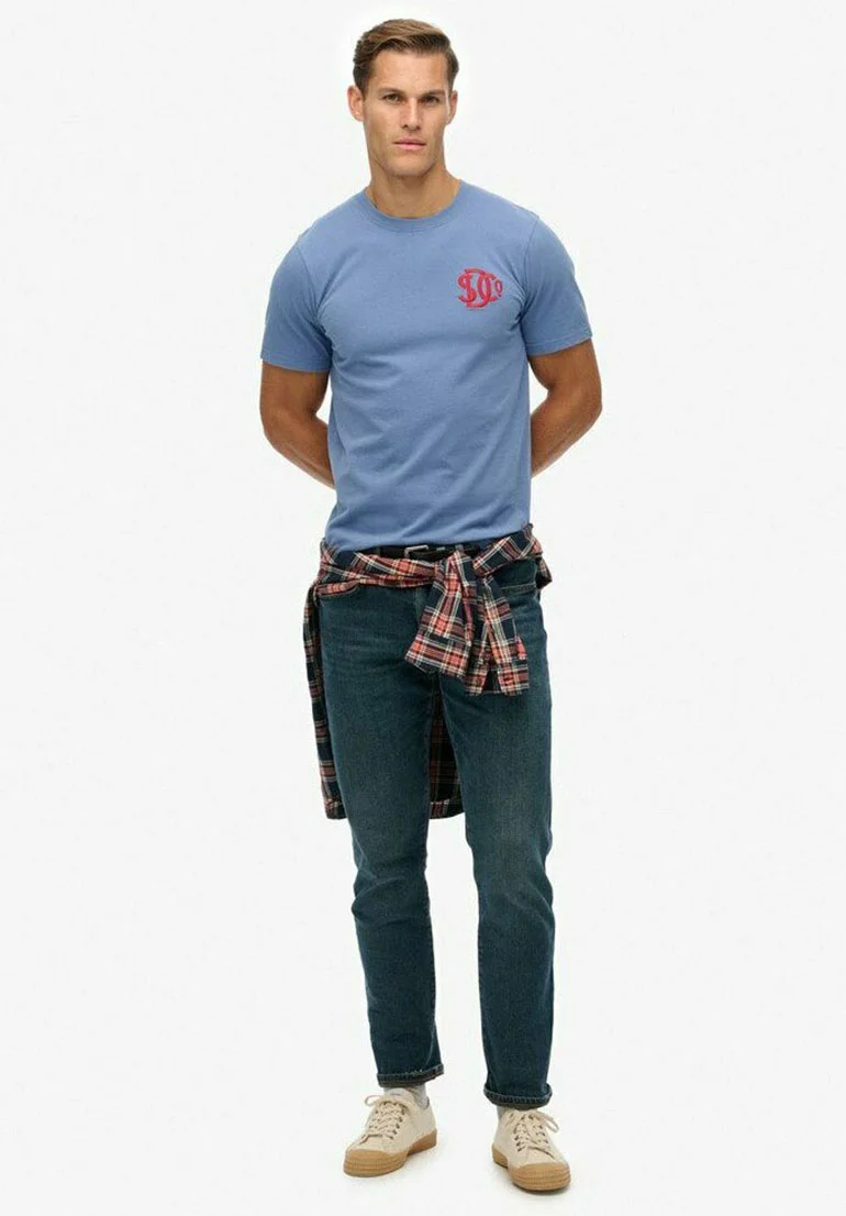 T-Shirt print - bay blue