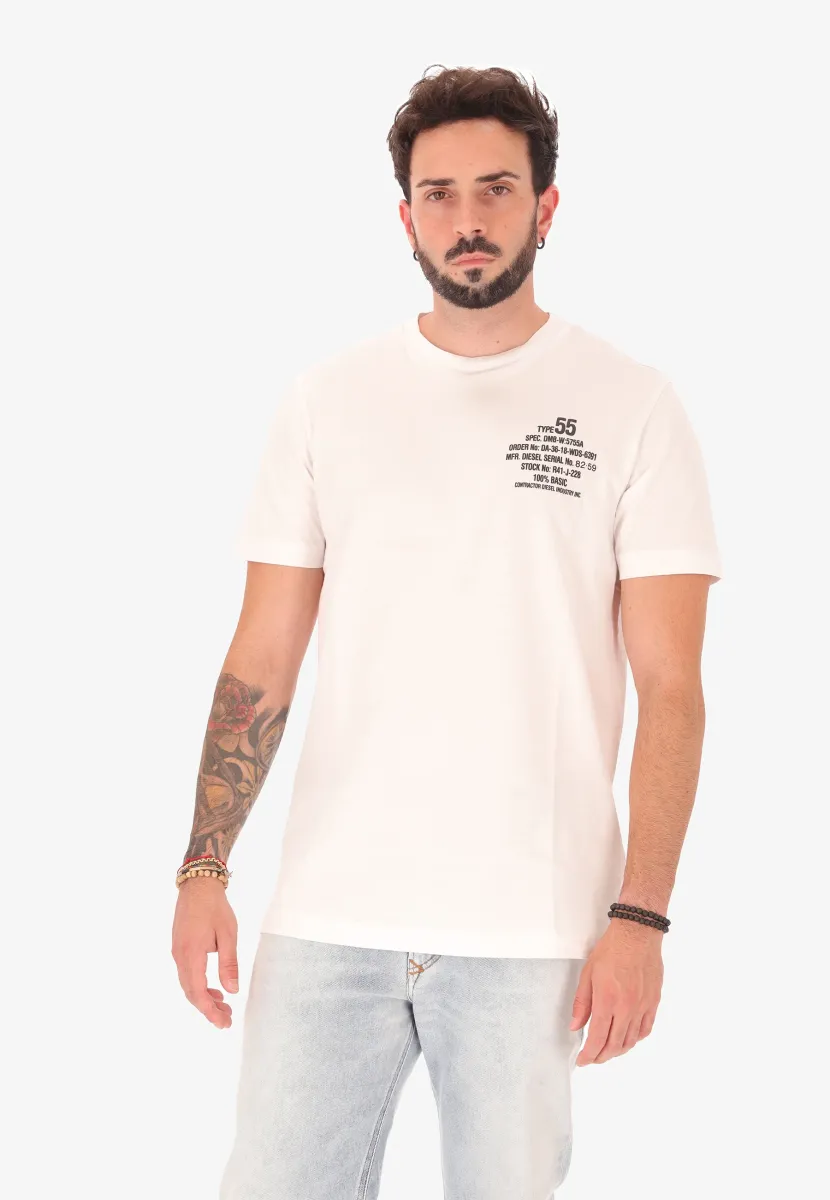 T-Shirt print - bianco