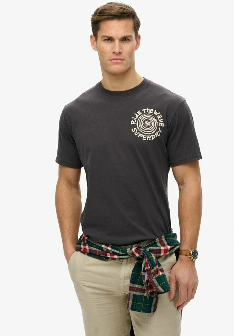 T-Shirt print - bison black