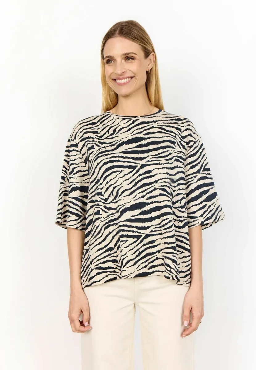 T-Shirt print - black combi