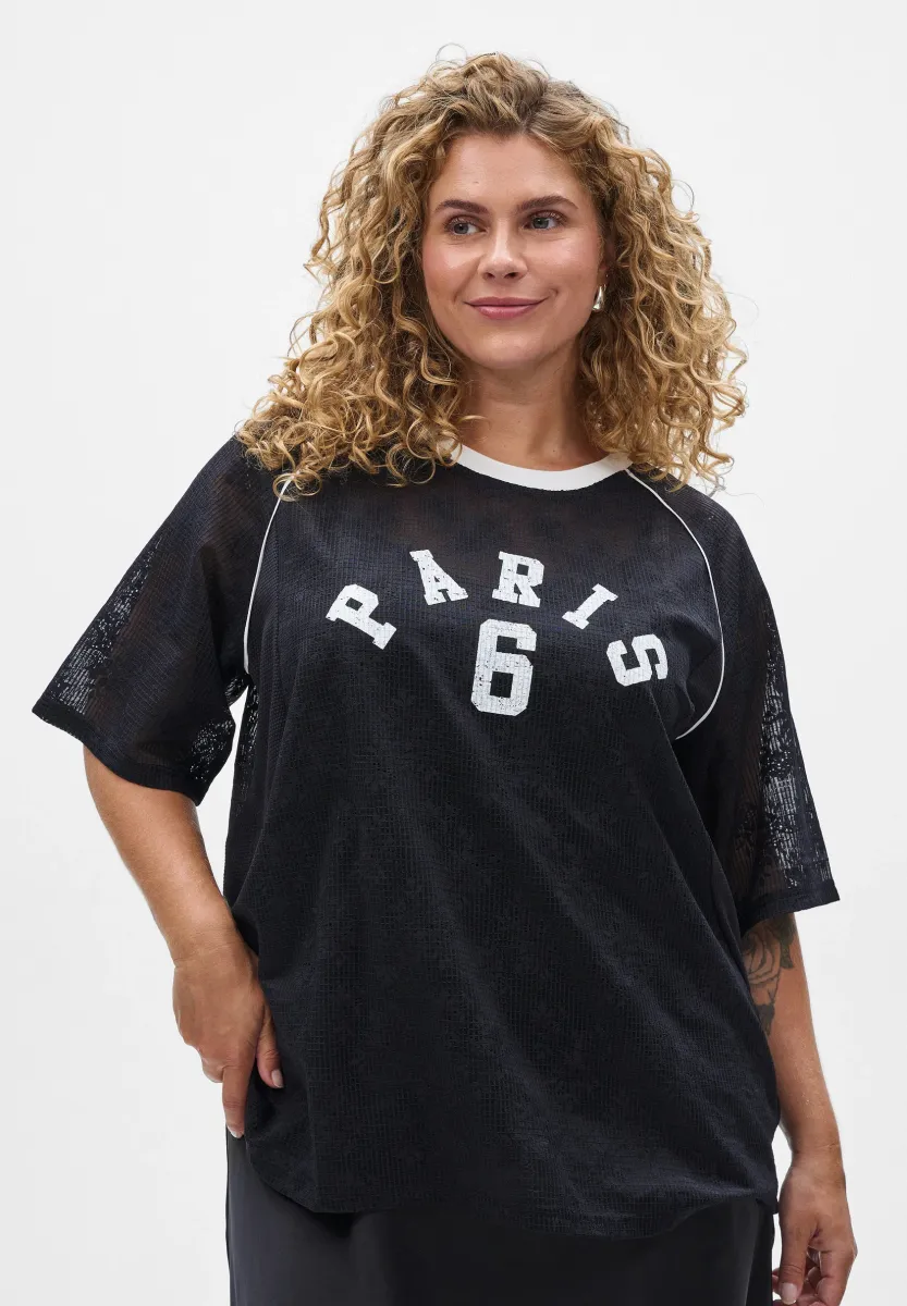 T-Shirt print - black