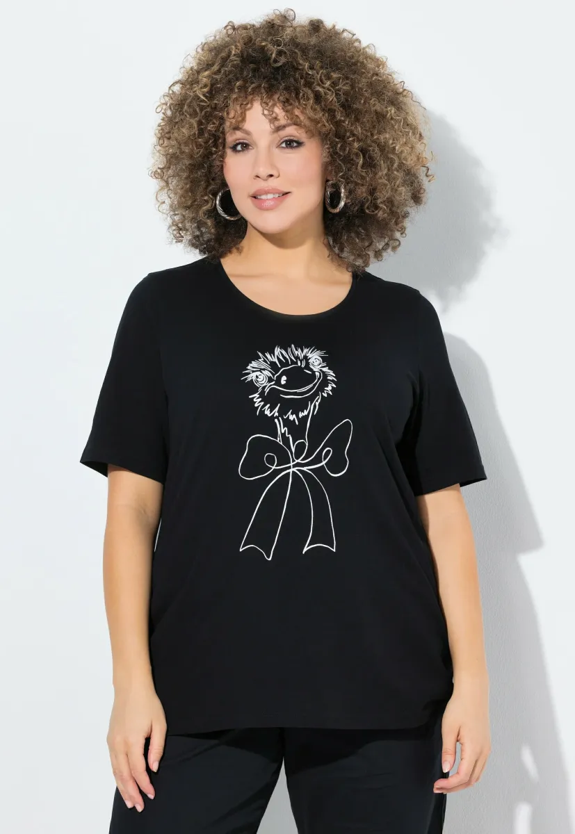T-Shirt print - black