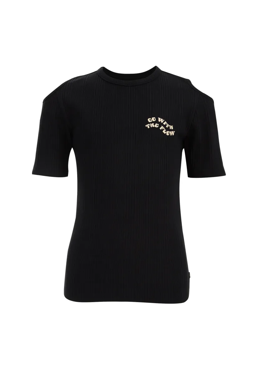 T-Shirt print - black
