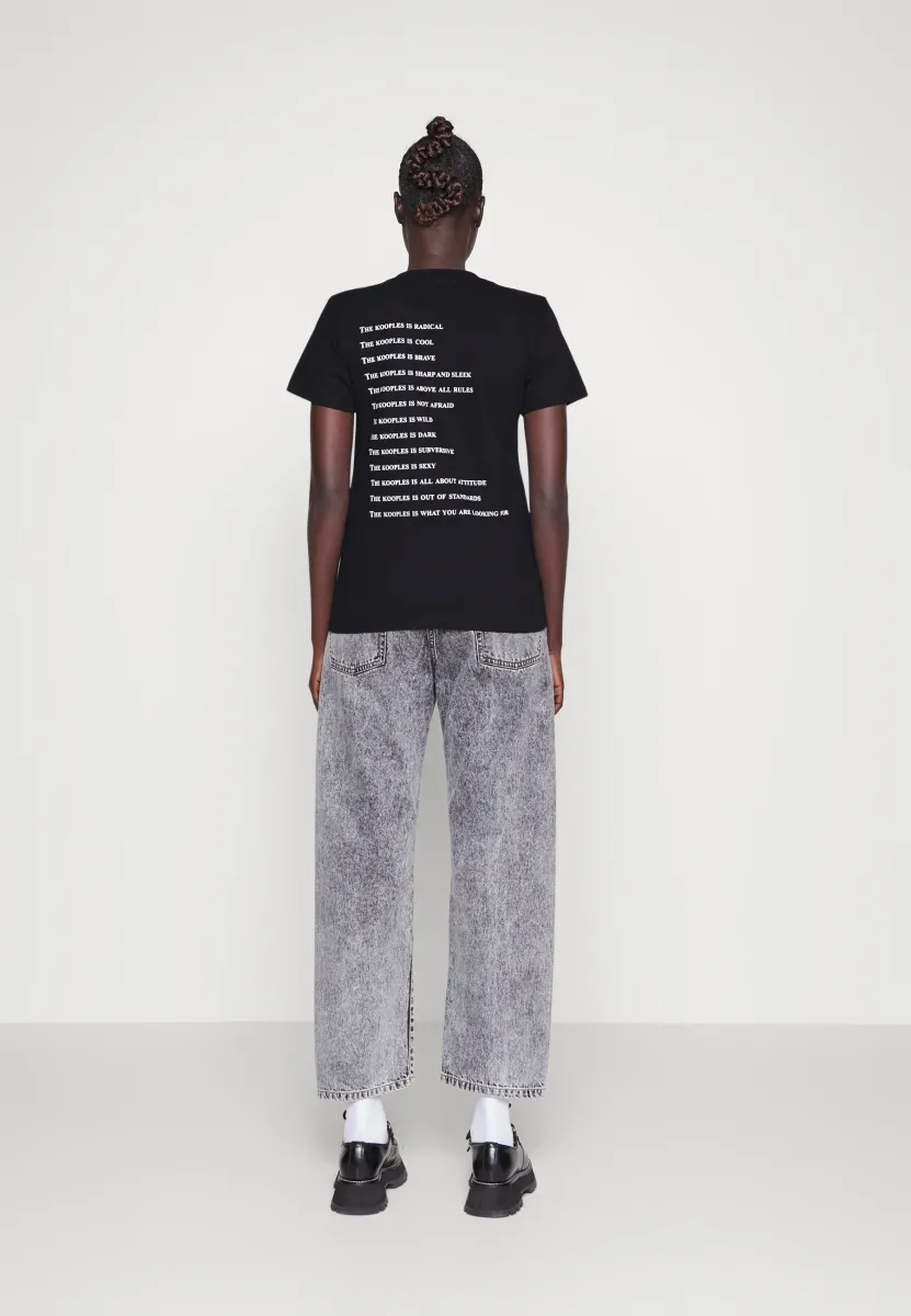 T-Shirt print - black