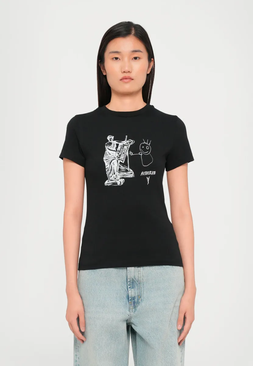 T-Shirt print - black