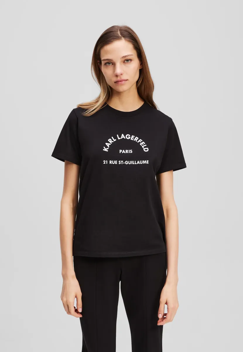 T-Shirt print - black