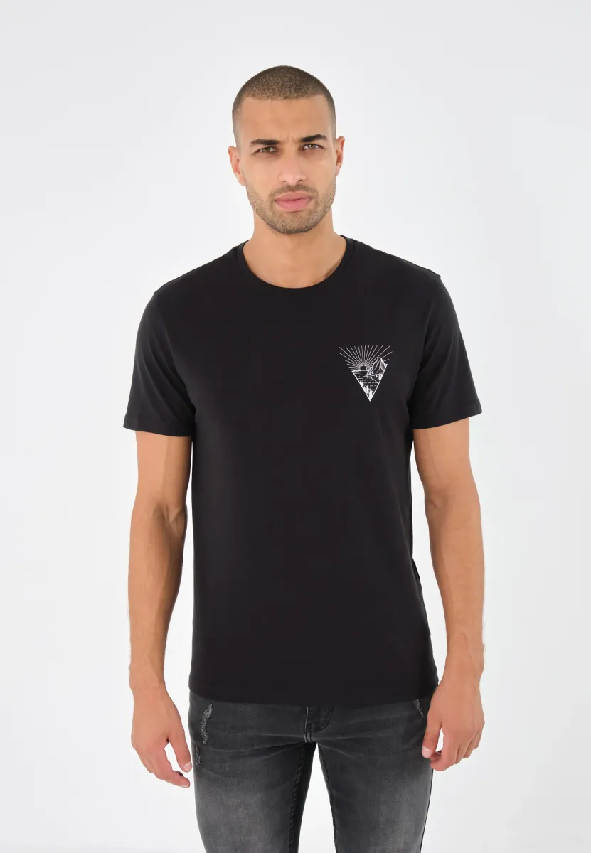 T-Shirt print - black