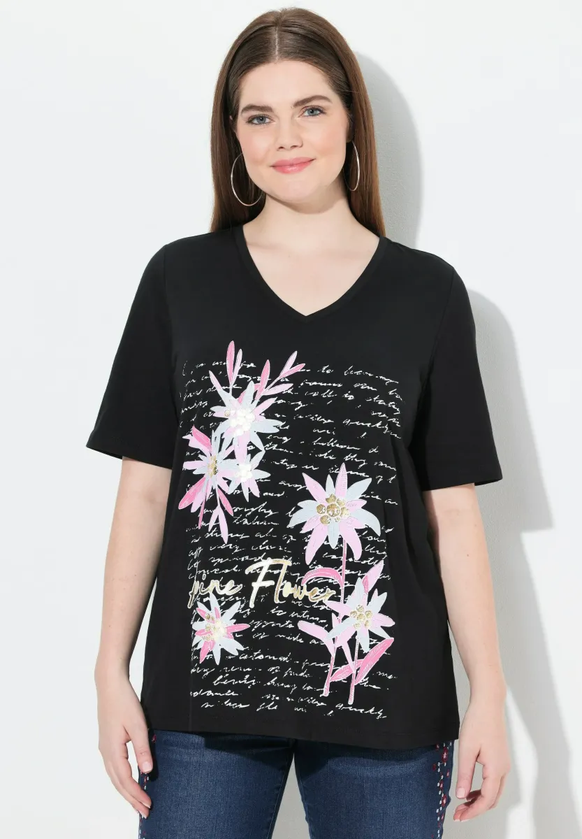 T-Shirt print - black