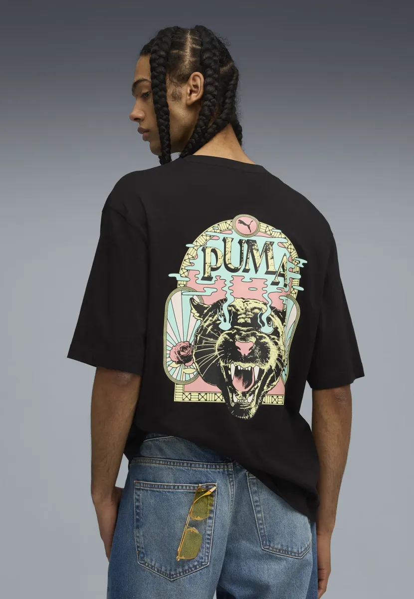 T-Shirt print - black