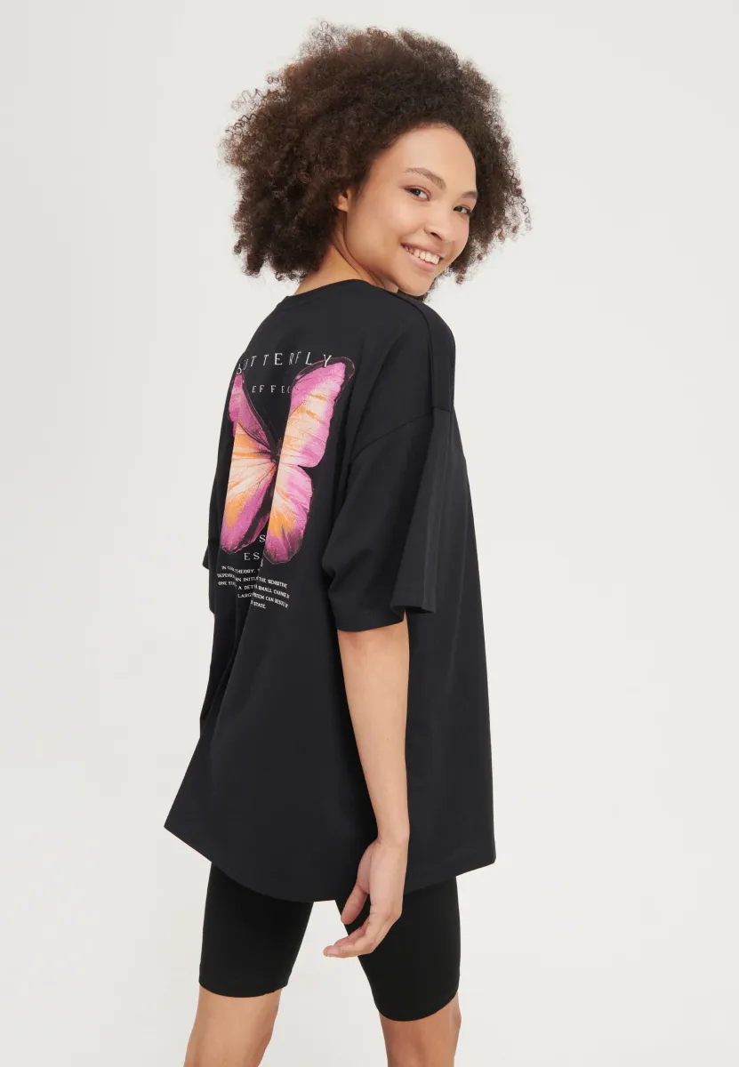 T-Shirt print - black