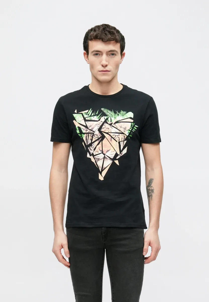T-Shirt print - black
