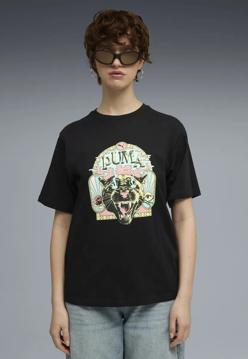 T-Shirt print - black