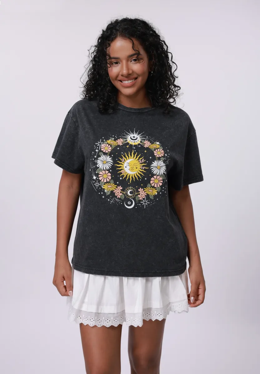 T-Shirt print - black