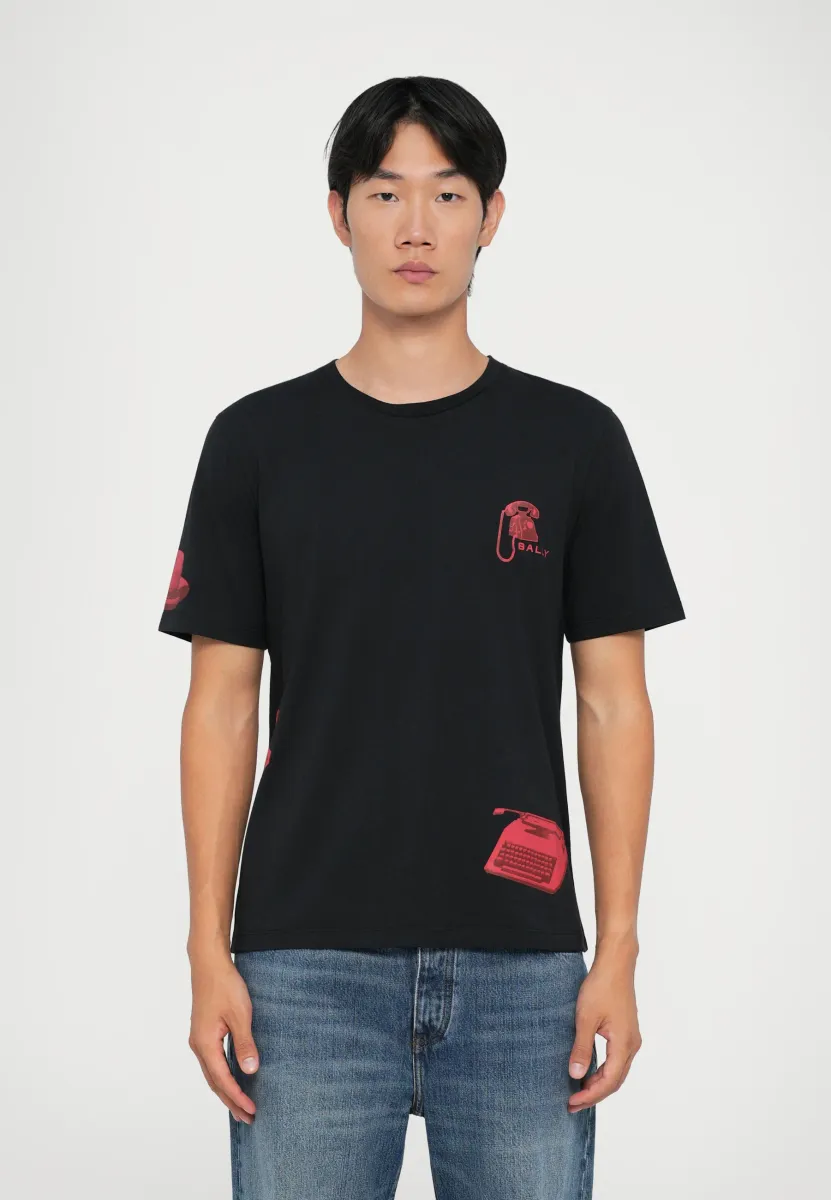 T-Shirt print - black