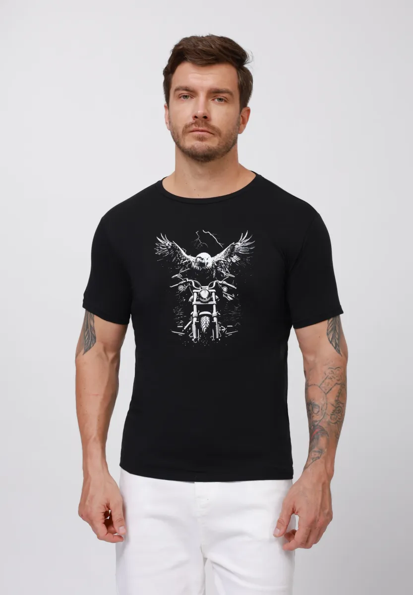 T-Shirt print - black