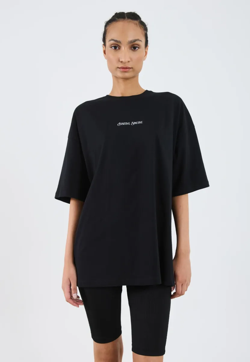 T-Shirt print - black