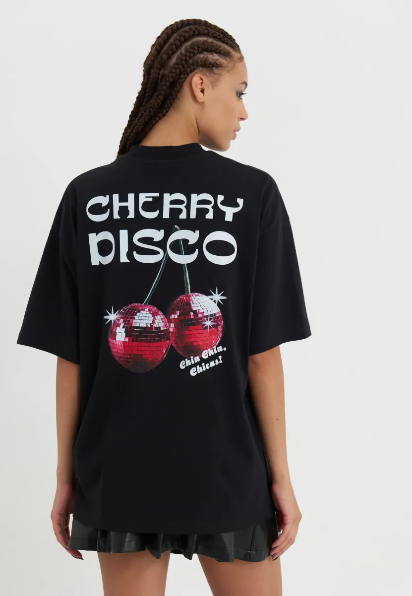 T-Shirt print - black