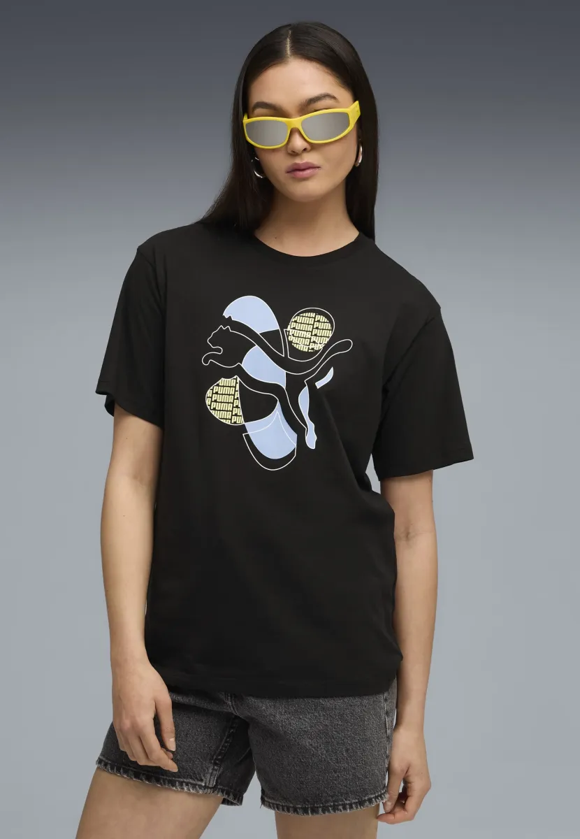 T-Shirt print - black