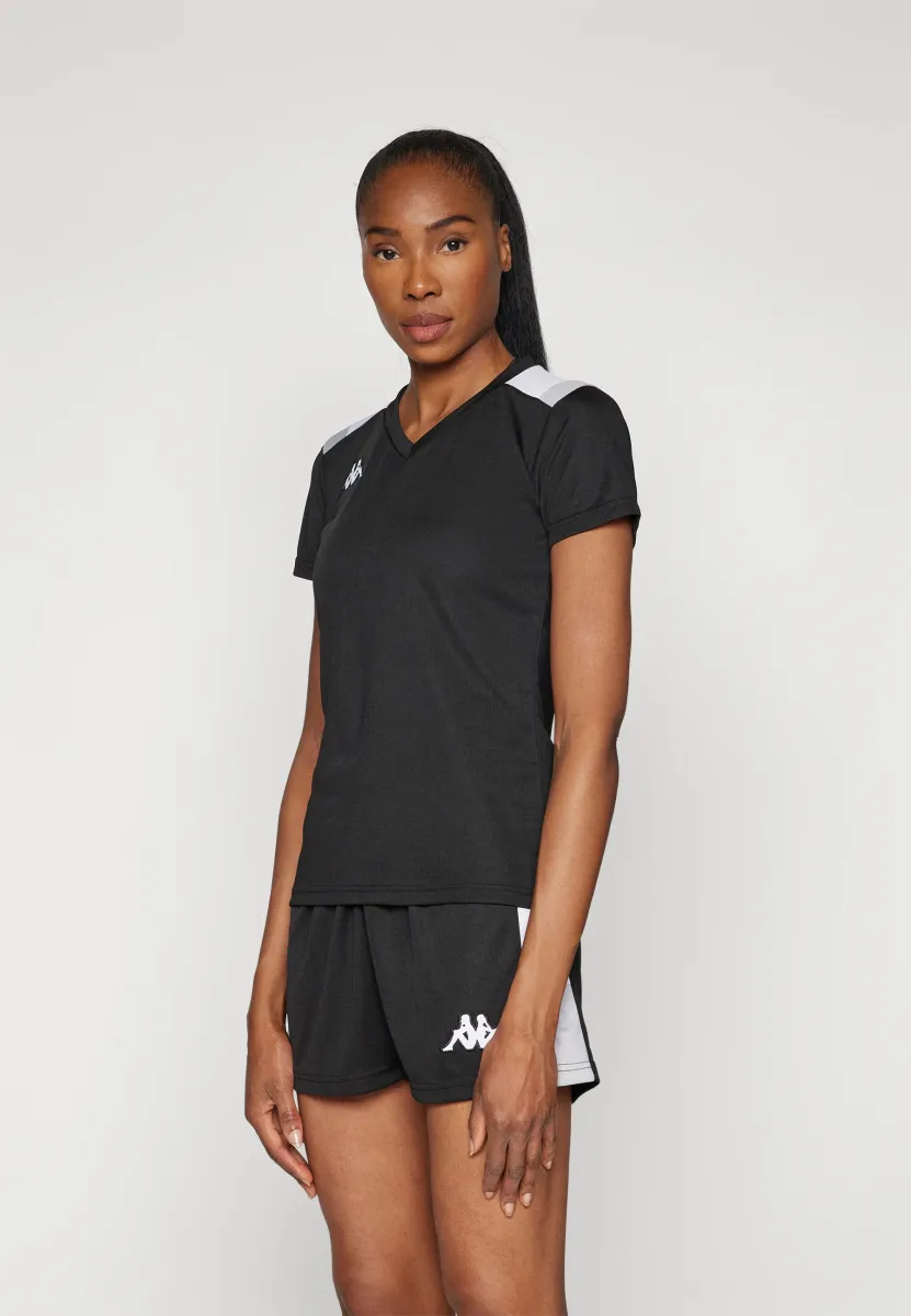 T-Shirt print - black/white
