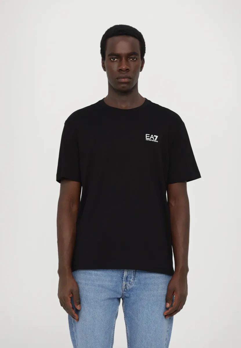 T-Shirt print - black/white